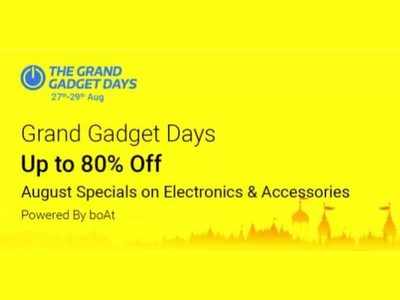 Grand Gadget Days on Flipkart: Up to 80% off on laptops, speakers, power banks and other electronics