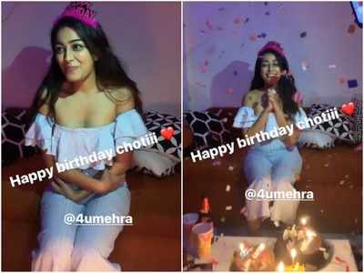 Kumkum Bhagya actress Charu Mehra celebrates birthday with her gang; see pics
