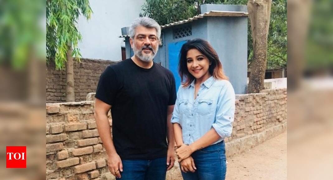 Bigg Boss Tamil Fame Sakshi Agarwal Shares Her Admiration For Ultimate Star Thala Ajith Kumar Times Of India