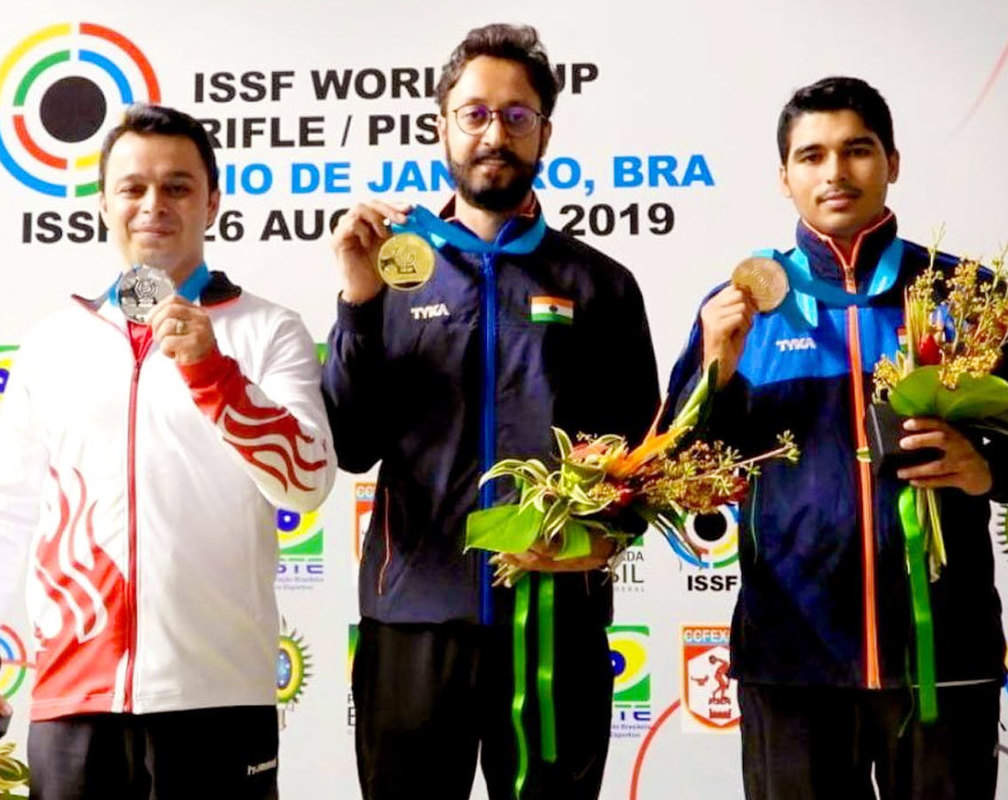 
ISSF World Cup: Abhishek Verma wins 10m air pistol gold
