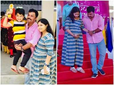 TV couple Ambili Devi and Adithyan Jayan enjoy a special moment with son Appu