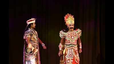 Story of a blind king's victory staged at Tribal museum