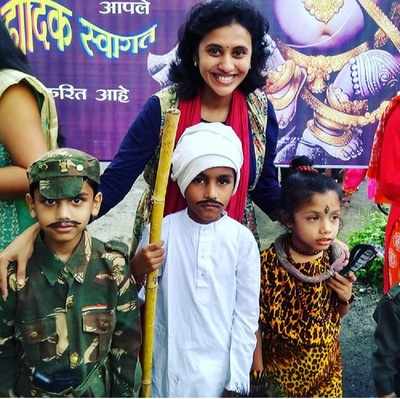 Shweta Pendse celebrates Tanha Pola in Nagpur