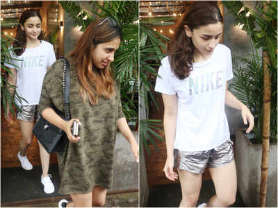 Photos: Alia Bhatt goes out on a lunch date with her BFF Akansha Ranjan