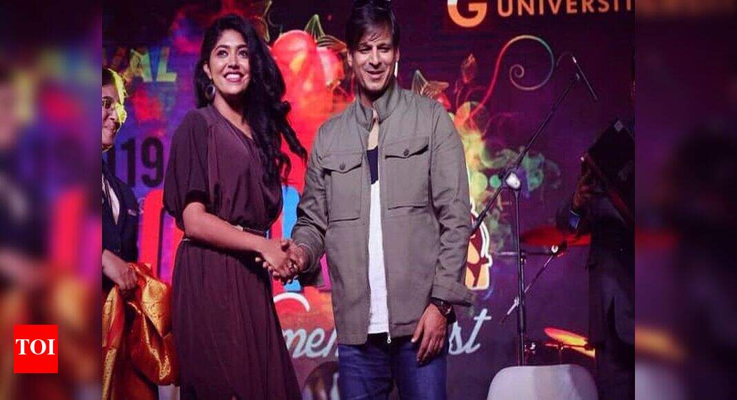 Actress Samyukta Hornad wins an award Kannada Movie News Times of India