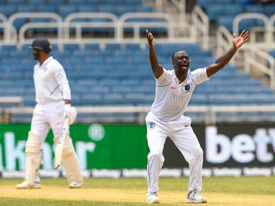 India vs West Indies, 2nd Test Day 3: India lose Agarwal early after not enforcing follow-on