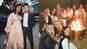Priyanka Chopra and Nick Jonas cuddle up at a beach bonfire as they celebrate the launch of Nick's new business venture