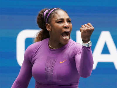Serena celebrates daughter's 'cake day' with QF entry