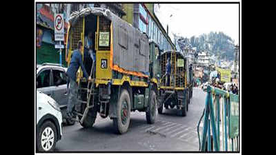 Darjeeling Army school trucks face traffic heat