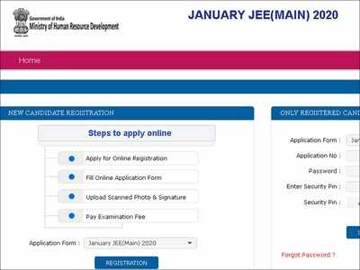 NTA JEE Main Application Process for January 2020 begins, students with mathematics eligible for B Planning course