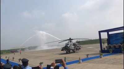 IAF inducts 8 Apache AH-64E attack helicopters acquired from the US