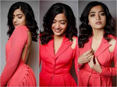 Fashion Alert! Rashmika Mandanna flaunts her eye-popping personality in a blazer jumpsuit gown