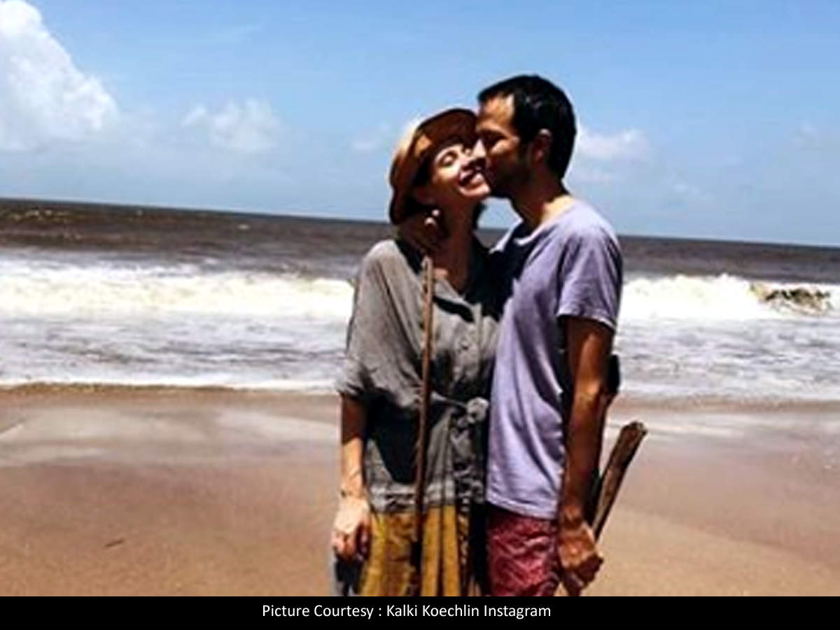 Couple Alert Kalki Koechlin Makes Her Relationship Official With Boyfriend Guy Hershberg By Sharing This Romantic Pic Hindi Movie News Times Of India