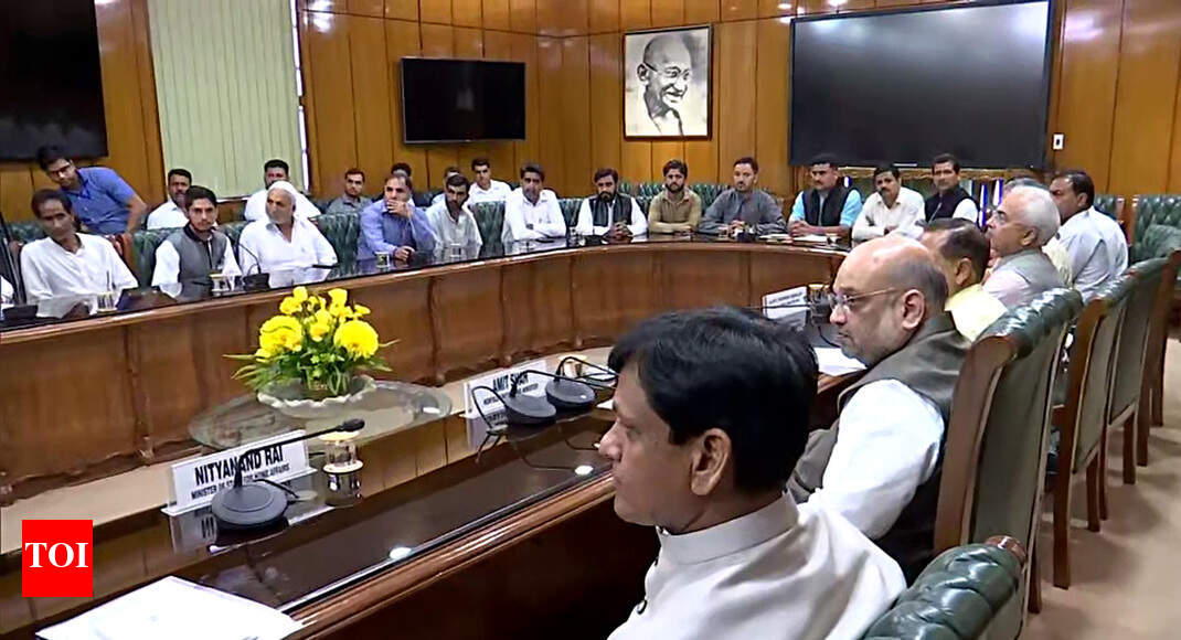 Amit Shah goes to J&K, with assurance and insurance