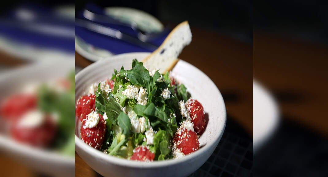 Watermelon, Feta and Amaranth Salad recipe by Pawan Bisht on Times Food