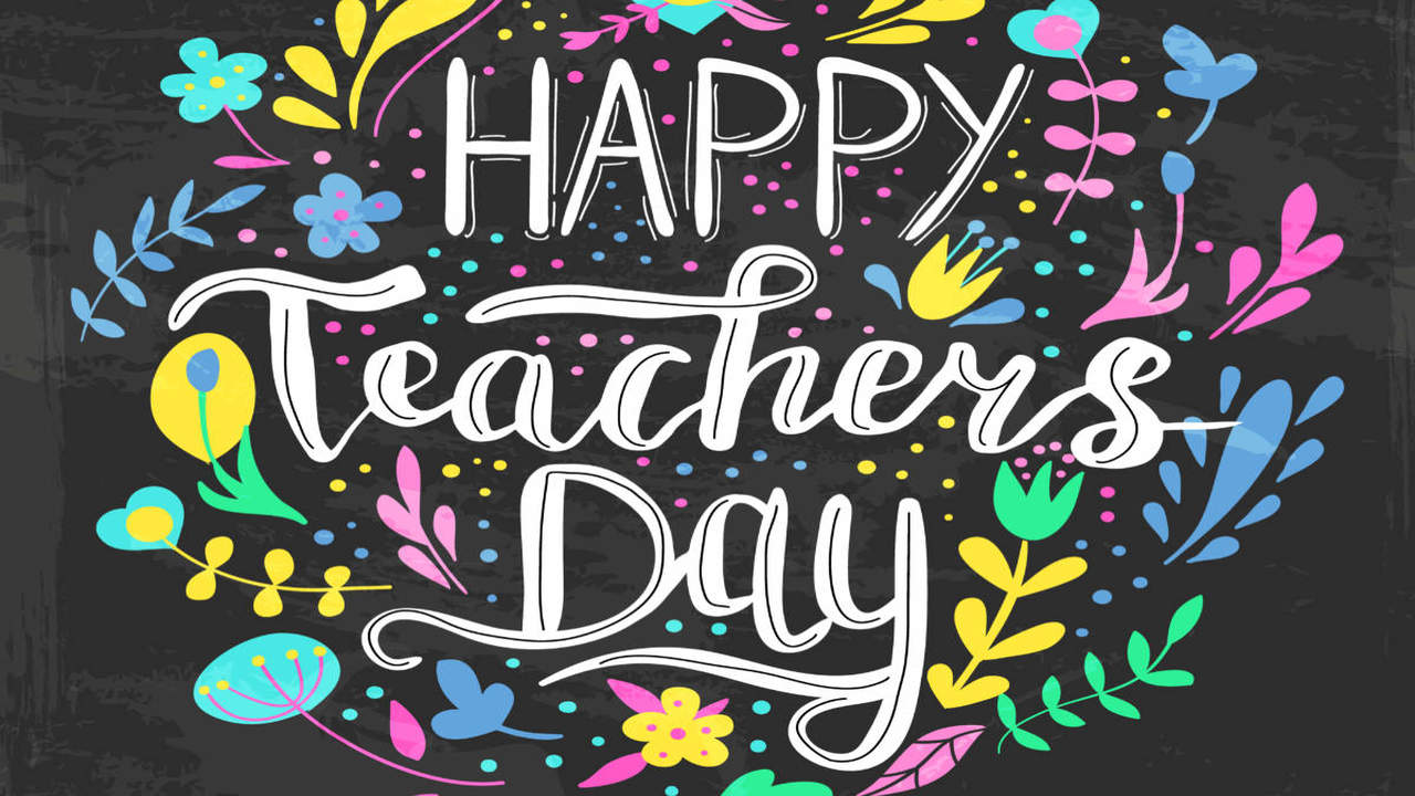 Happy teachers Day, lettering. Calligraphic inscription, quote, phrase.  Greeting card, teachers Day poster, typography design, print. Vector  26119062 Vector Art at Vecteezy
