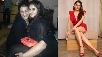 Sara Ali Khan shares throwback picture twinning with mother Amrita Singh, Kartik Aaryan drops a funny reaction