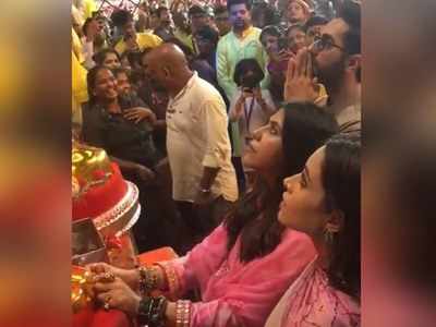 Watch Video: Ekta Kapoor seeks blessings for Ayushmann Khurrana and Nushrat Bharucha's 'Dream Girl' in a unique way