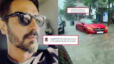 Arjun Rampal hits back at a troll who asks the actor to stop using foreign car