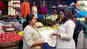 Producer Shruti Naidu distributed cloth bags at Gandhi Bazaar