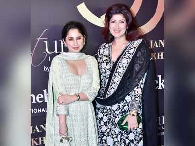 Twinkle Khanna's sister Rinki’s makes a rare appearance at Abu Jani - Sandeep Khosla fashion show