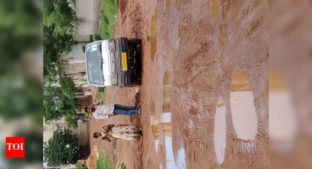 Deadly roads of P&T Colony Bandlaguda Municipal Co Times of India