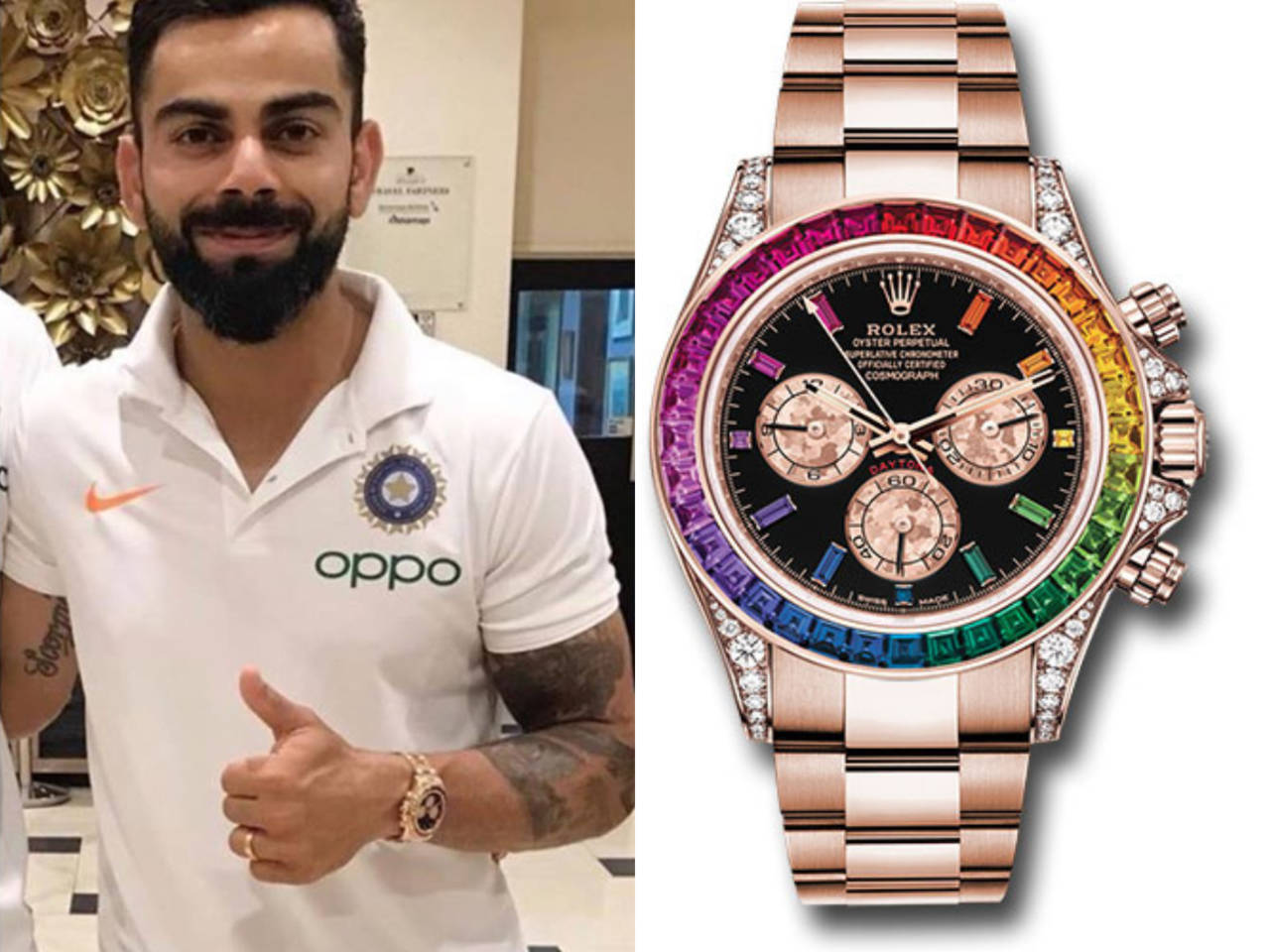 legal hada Entender mal The price of Viral Kohli's luxury watch will leave you shocked - Times of  India