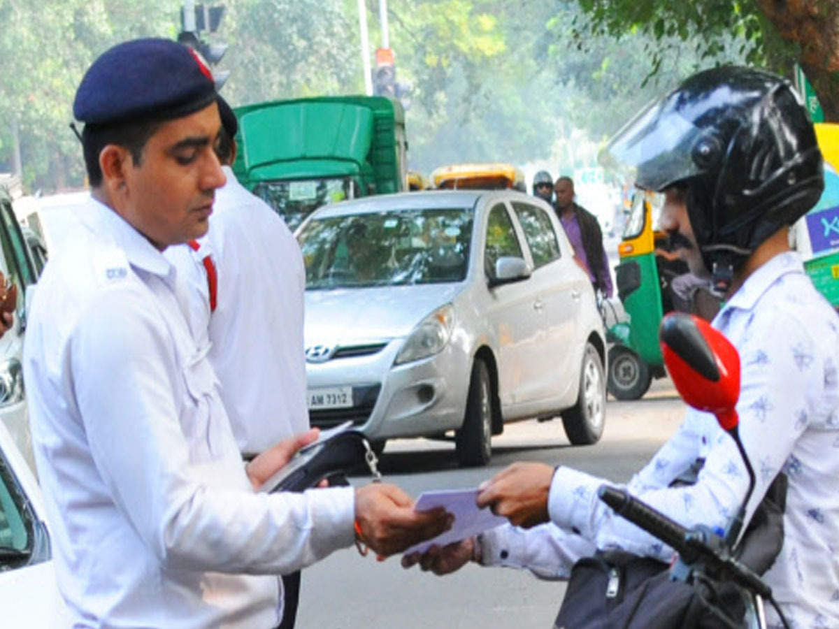 Fear factor? No. of traffic challans down by 70% in Delhi | Delhi News -  Times of India
