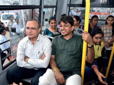 Surat: Mayor to travel by city bus to office once every week | Surat ...