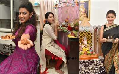 Marathi celebs aren’t letting hectic shoots get in the way of Ganpati celebrations