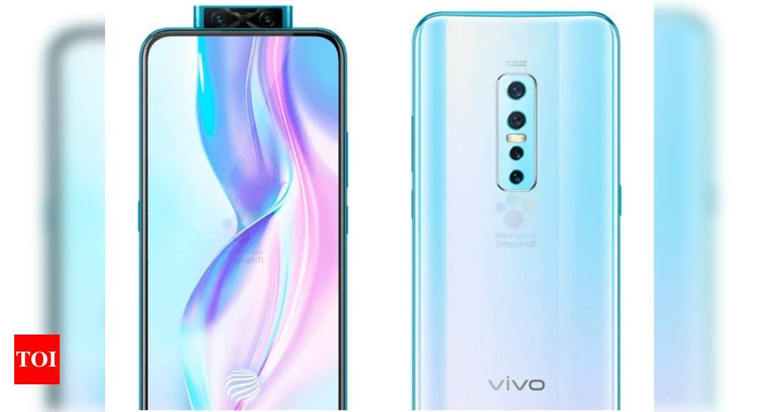 Vivo V17 Pro Vivo V17 Pro Leaked Online May Come With 4100mah Battery And 32mp Dual Camera Module At Front Times Of India