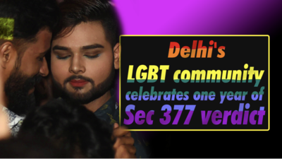 Delhi's LGBT community celebrates one year of Section 377 verdict