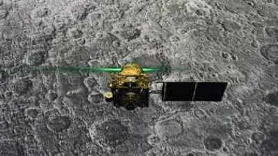 Lander tilted, but unbroken on lunar surface: ISRO