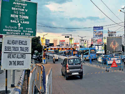 Another 100-hour Shutdown Likely For Chingrighata Flyover | Kolkata ...