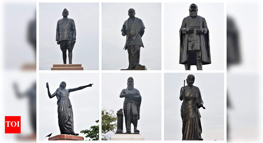 Tracing the significance of statues along the Marina stretch Chennai