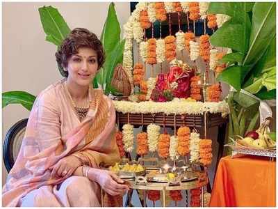 Sonali Bendre expresses concern about the environment with Ganpati visarjan picture