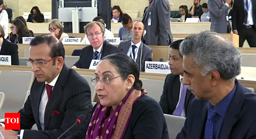 J&K internal matter, will not accept any interference: India at UNHRC | India News - Times of India