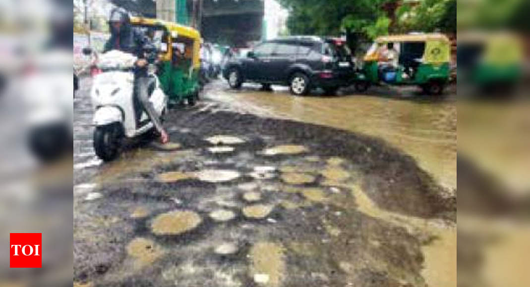 Gujarat: Pothole Leaves Man With Fractured Leg 