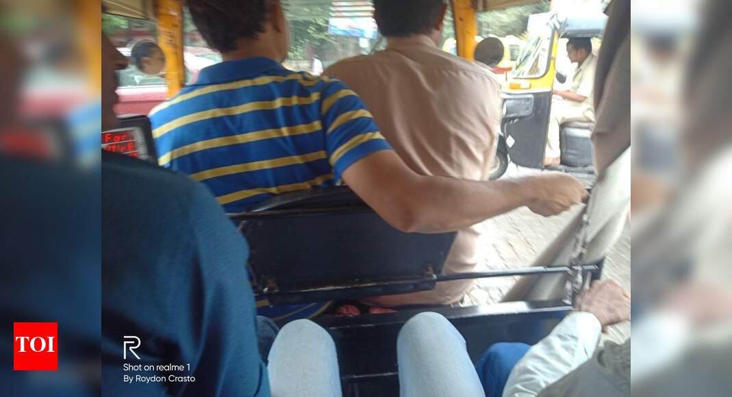 overcrowding in share rickshaw - Times of India