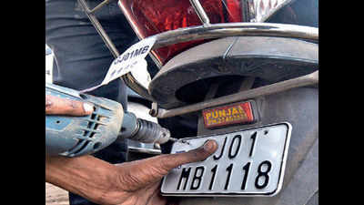 Sudden demand for HSR number plates