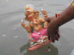 Ganesh Visarjan: Heart-warming pictures of devotees bidding farewell to Ganpati Bappa