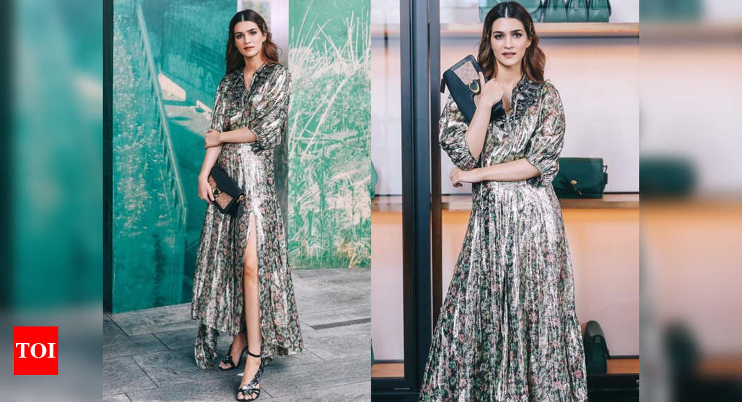 Kriti Sanon vs Pooja Hegde Fashion Face-Off: Who wore the modernized slit  cut saree better? | PINKVILLA