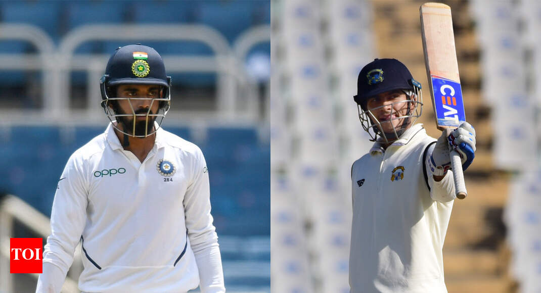India vs SA Tests: Rahul dropped, Gill included