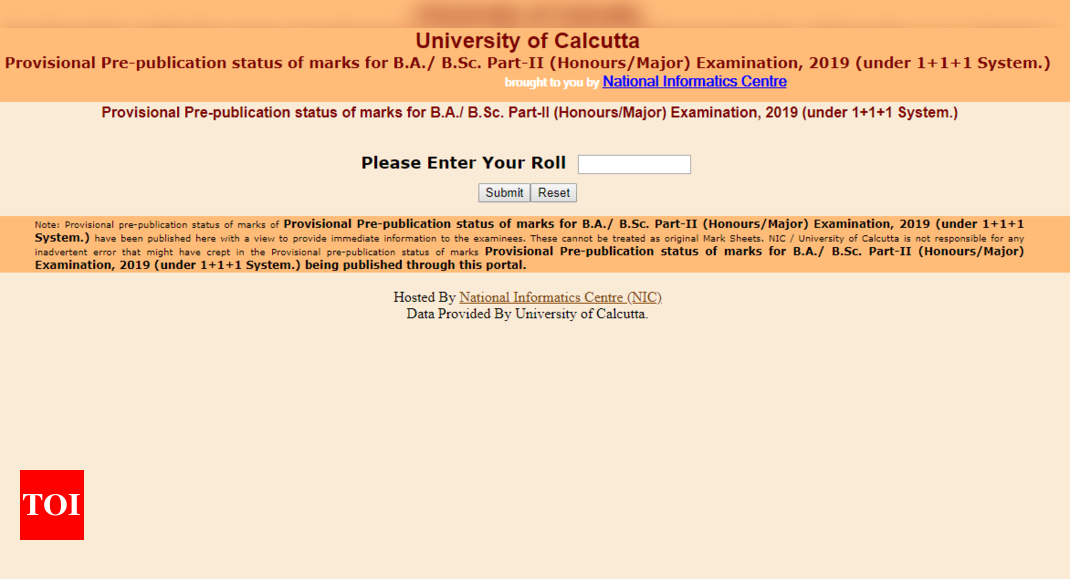 Calcutta University Results 2019 Announced For BA, BSc @wbresults.nic ...