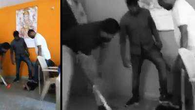 Viral video: Cop thrashes man accused of sexual harassment