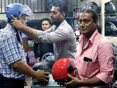 People scramble to buy new helmets 