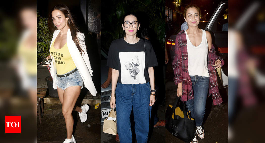 PHOTOS: Karisma Kapoor steps out for a dinner date with BFF's Malaika ...