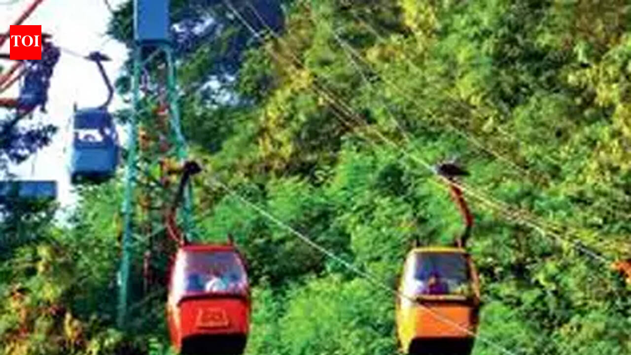 UP gets its first ropeway, to be operated by women | Lucknow News - The ...