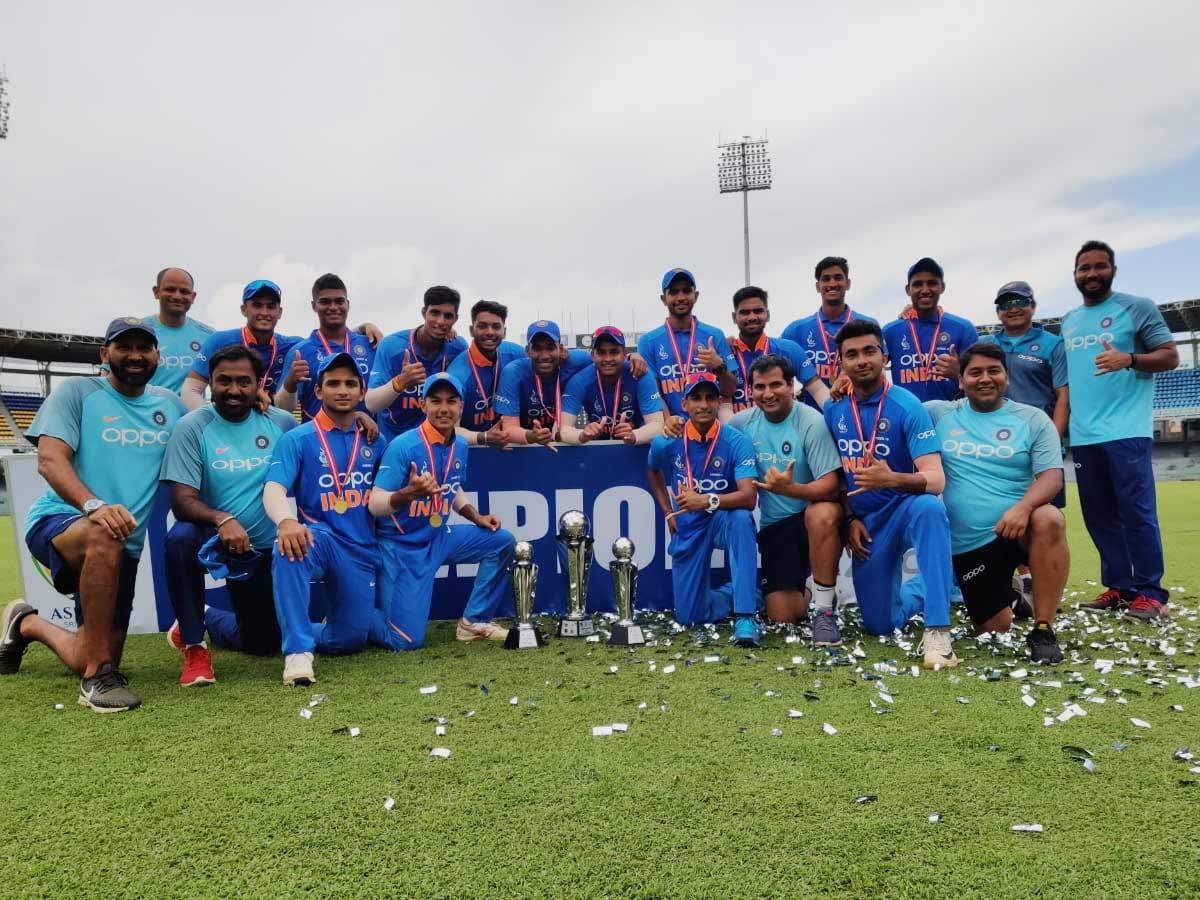 U19 Asia Cup 19 India Beat Bangladesh By Five Runs To Lift U 19 Asia Cup Cricket News Times Of India