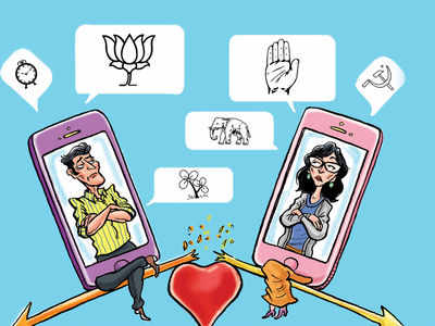 Swipe right if you are a leftist: Politics gets personal on dating apps -  Times of India